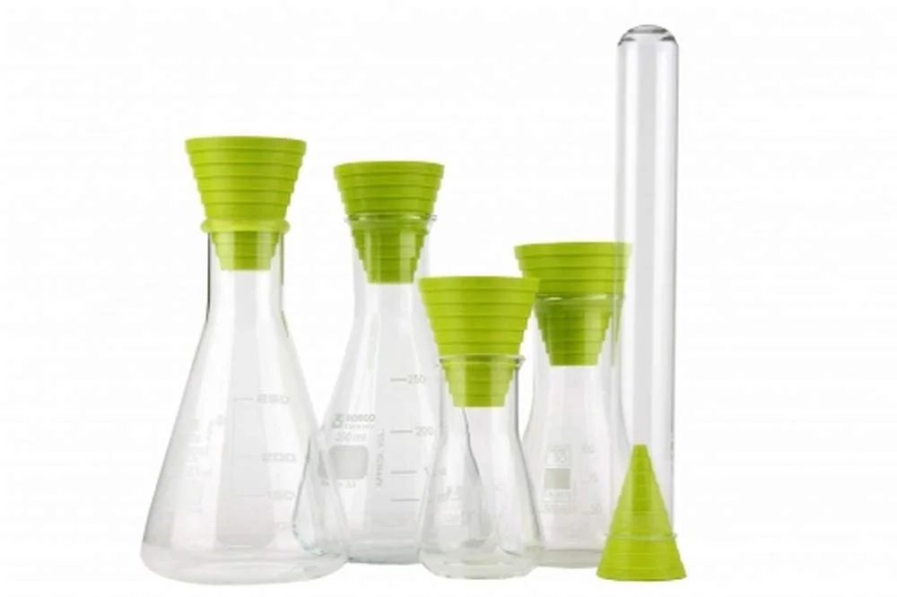 ست 10 عددی تجهیزات پزشکی King Mariot مدل Steppa-Stoppa سایز بزرگ برای ظروف شیشه ای و لوازم آزمایشگاهی زیست شناسی، شیمی، آزمایشگاه و صنعت