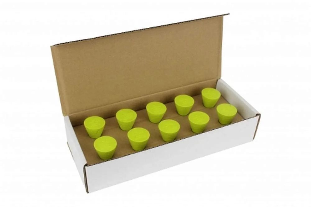 ست 10 عددی تجهیزات پزشکی King Mariot مدل Steppa-Stoppa سایز بزرگ برای ظروف شیشه ای و لوازم آزمایشگاهی زیست شناسی، شیمی، آزمایشگاه و صنعت