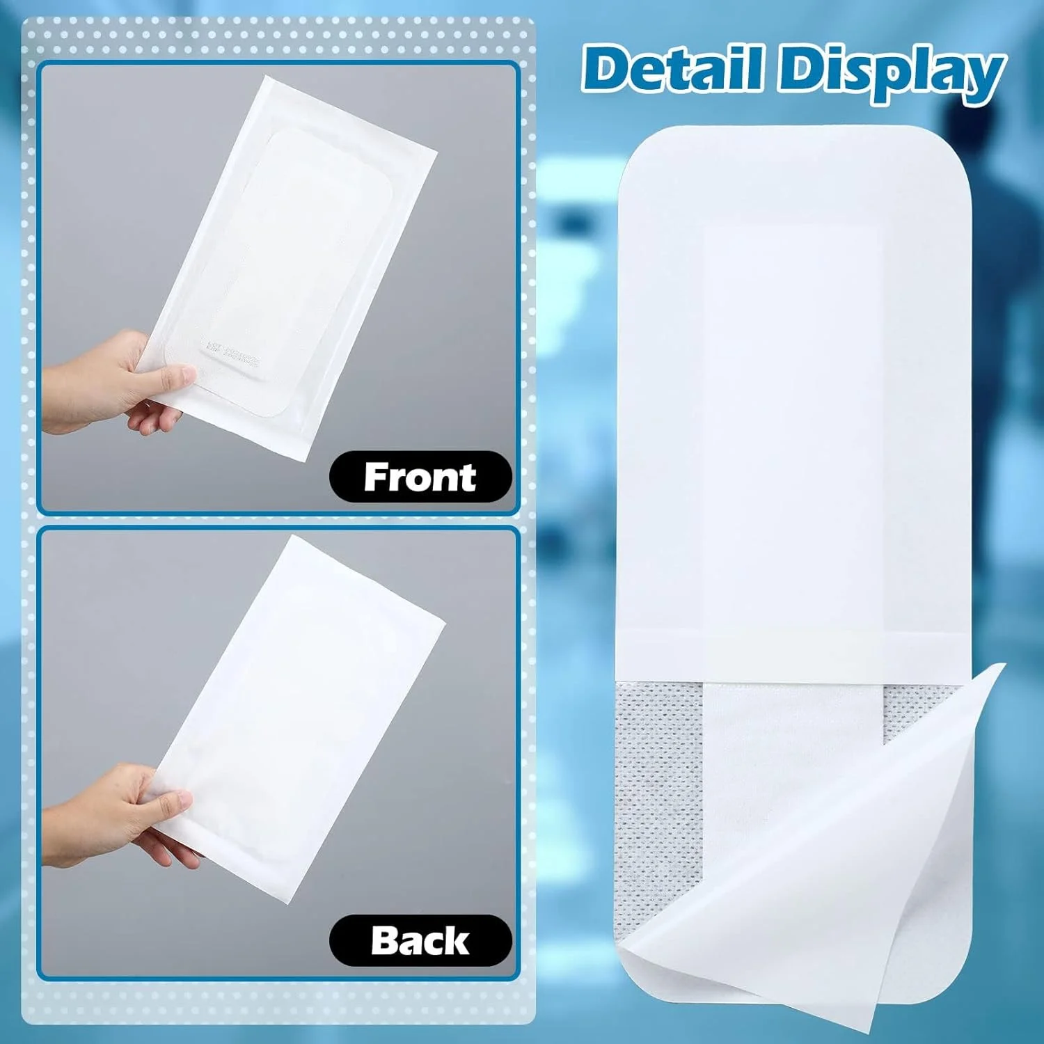 پانسمان جزیره ای چسبی ضد آب KASTWAVE، 40 عدد، 10x4 اینچ، پانسمان استریل جزیره ای زخم، پانسمان گاز حاشیه دار تنفسی، بانداژهای بدون لاتکس بسته بندی شده جداگانه برای مراقبت از زخم تاول (4x8 اینچ) پانسمان جزیره ای چسبی ضد آب KASTWAVE، 40 عدد، 10x4 اینچ، پانسمان استریل جزیره ای زخم، پانسمان گاز حاشیه دار تنفسی، بانداژهای بدون لاتکس بسته بندی شده جداگانه برای مراقبت از زخم تاول (4x8 اینچ)