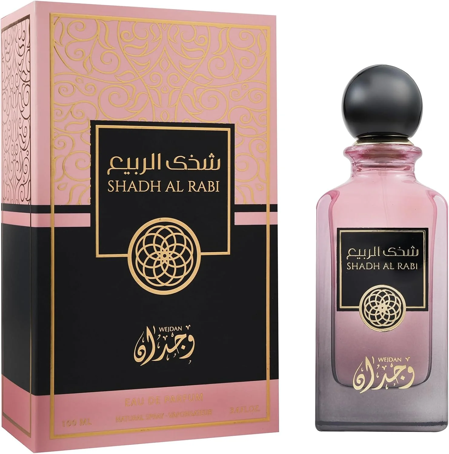 ادو پرفیوم زنانه WEJDAN Shadh Al Rabi - 100 میلی لیتر | عطر ممتاز و ماندگار | رایحه لوکس | مناسب برای کار، رویدادها و مناسبت های خاص