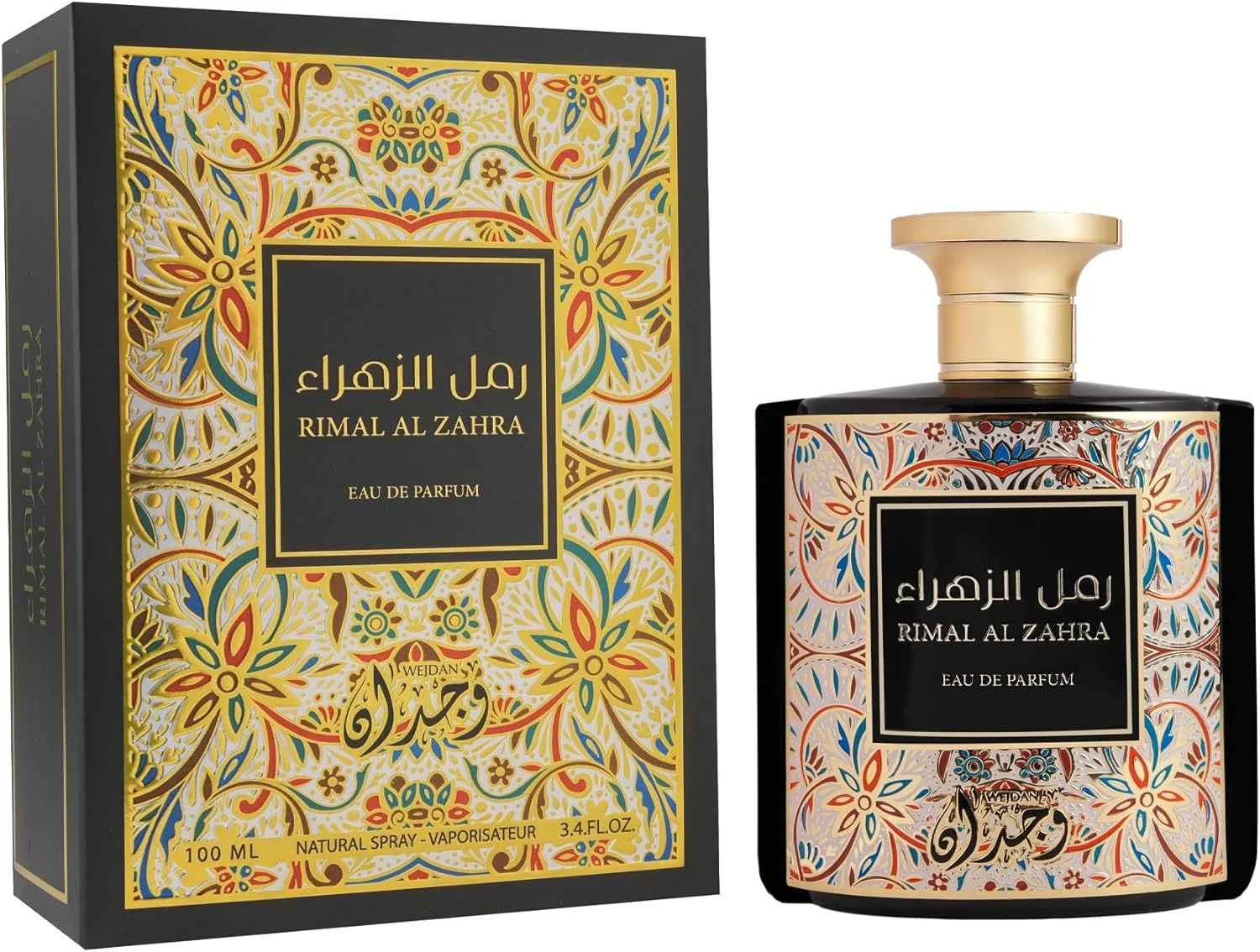 ادو پرفیوم زنانه وجدان رمال الزهرا - 100 میلی لیتر | عطر ممتاز و ماندگار | رایحه لوکس | مناسب برای کار، رویدادها و مناسبت های خاص