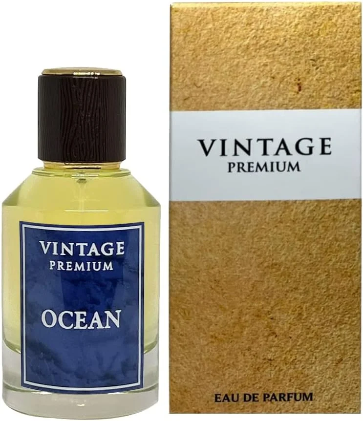 عطر ادو پرفیوم با کیفیت عالی Vintage Perfumes مدل OCEAN مردانه زنانه 60 میلی لیتر