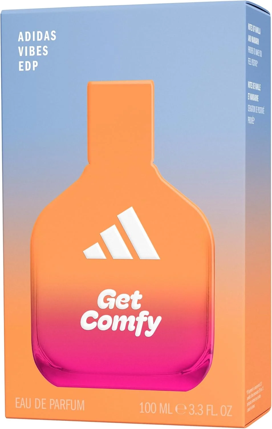 ادکلن آدیداس Vibes Get Comfy، مناسب برای همه، آرامش بخش و دلپذیر، ماندگاری طولانی، وانیل و نارنگی 100 میلی لیتر (3.3 اونس) ادکلن آدیداس Vibes Get Comfy، مناسب برای همه، آرامش بخش و دلپذیر، ماندگاری طولانی، وانیل و نارنگی 100 میلی لیتر (3.3 اونس)