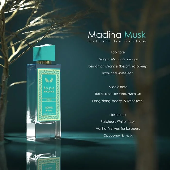 عطر ادکلن مدیحه مشک از ادیان (ADYAN Madiha Musk Extrait de Parfum)