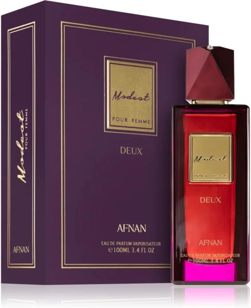 ادو پرفیوم زنانه افنان مدل Modest Pour Femme Deux، حجم 100 میلی لیتر ادو پرفیوم زنانه افنان مدل Modest Pour Femme Deux، حجم 100 میلی لیتر