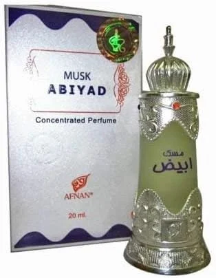 عطر روغن افنان مشک ابیض унисекс - روغن غلیظ، 20 میلی لیتر