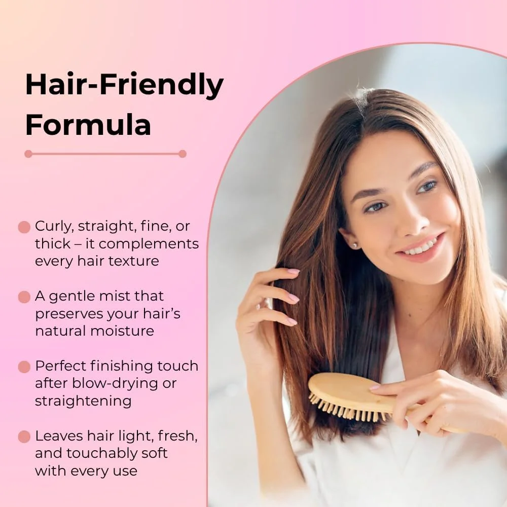 عطر زنانه آیکا مدل Proud Queen حجم 50 میلی لیتر، عطر ماندگار برای بدن و مو، عطر بدون الکل با رایحه هلو، رز و مشک