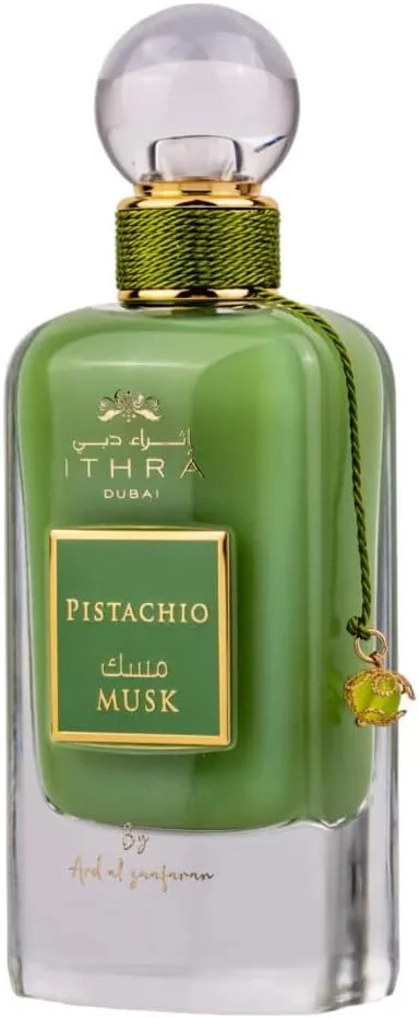 عطر ادو پرفیوم پسته ای Ard Al Zaffran Ithra Dubai Musk Collection برای زنانه و مردانه 100 میلی لیتر عطر ادو پرفیوم پسته ای Ard Al Zaffran Ithra Dubai Musk Collection برای زنانه و مردانه 100 میلی لیتر