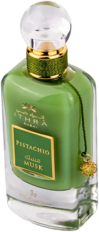 عطر ادو پرفیوم پسته ای Ard Al Zaffran Ithra Dubai Musk Collection برای زنانه و مردانه 100 میلی لیتر عطر ادو پرفیوم پسته ای Ard Al Zaffran Ithra Dubai Musk Collection برای زنانه و مردانه 100 میلی لیتر