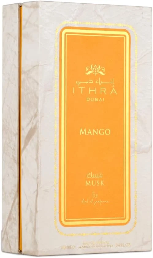 عطر ادکلن زنانه ارض الزعفران Mango Ithra Dubai Musk حجم 100 میلی لیتر عطر ادکلن زنانه ارض الزعفران Mango Ithra Dubai Musk حجم 100 میلی لیتر