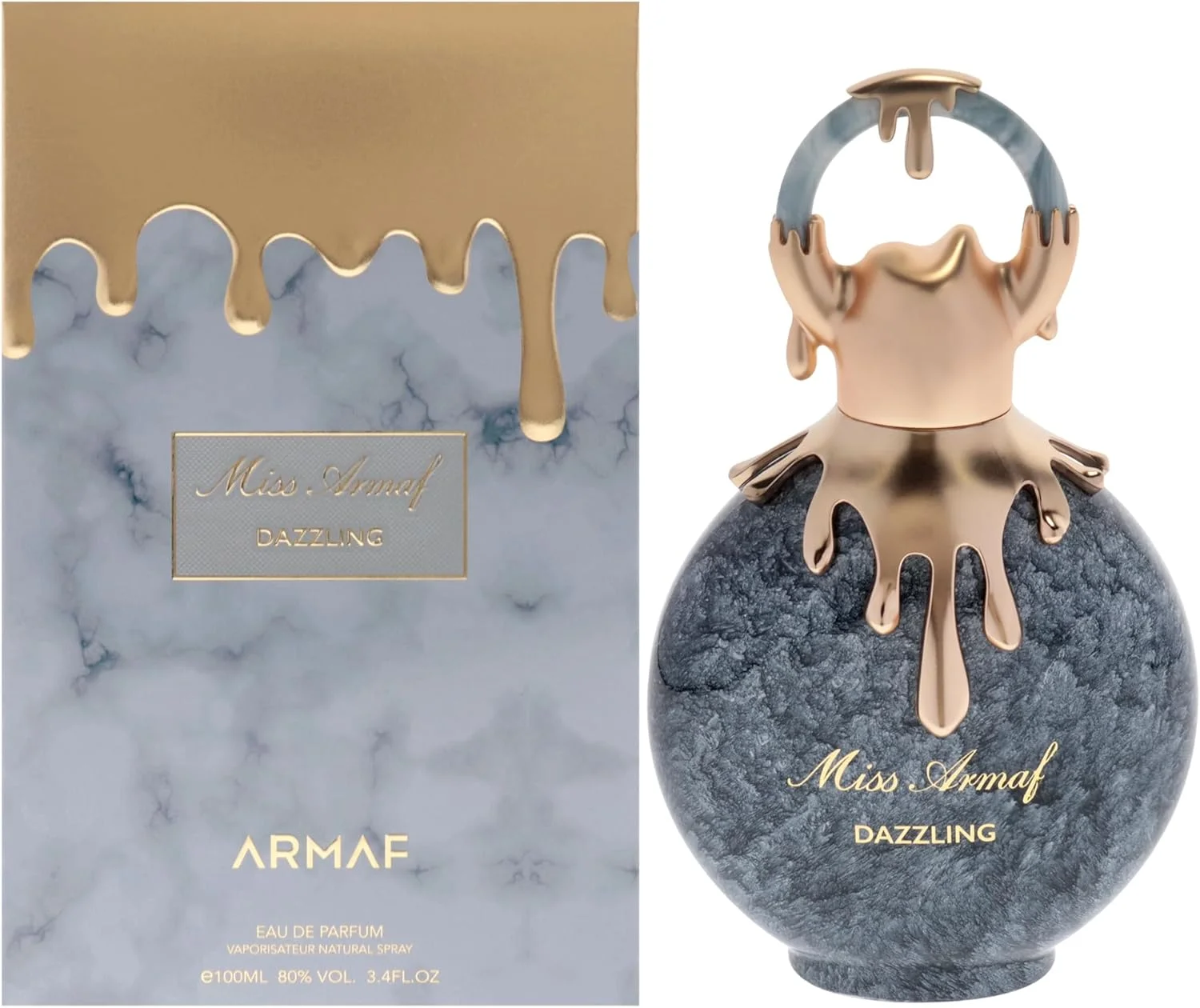 عطر زنانه آرماف مدل Miss Armaf Dazzling Eau De Parfum 100ml، ماندگاری طولانی، رایحه خاکستری