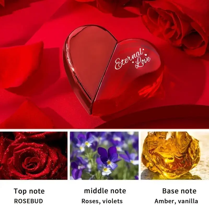 BrightSouq- ادو تویلت زنانه 50 میلی لیتری Eternal Love با رایحه گل رز - رایحه ای تازه و گلی