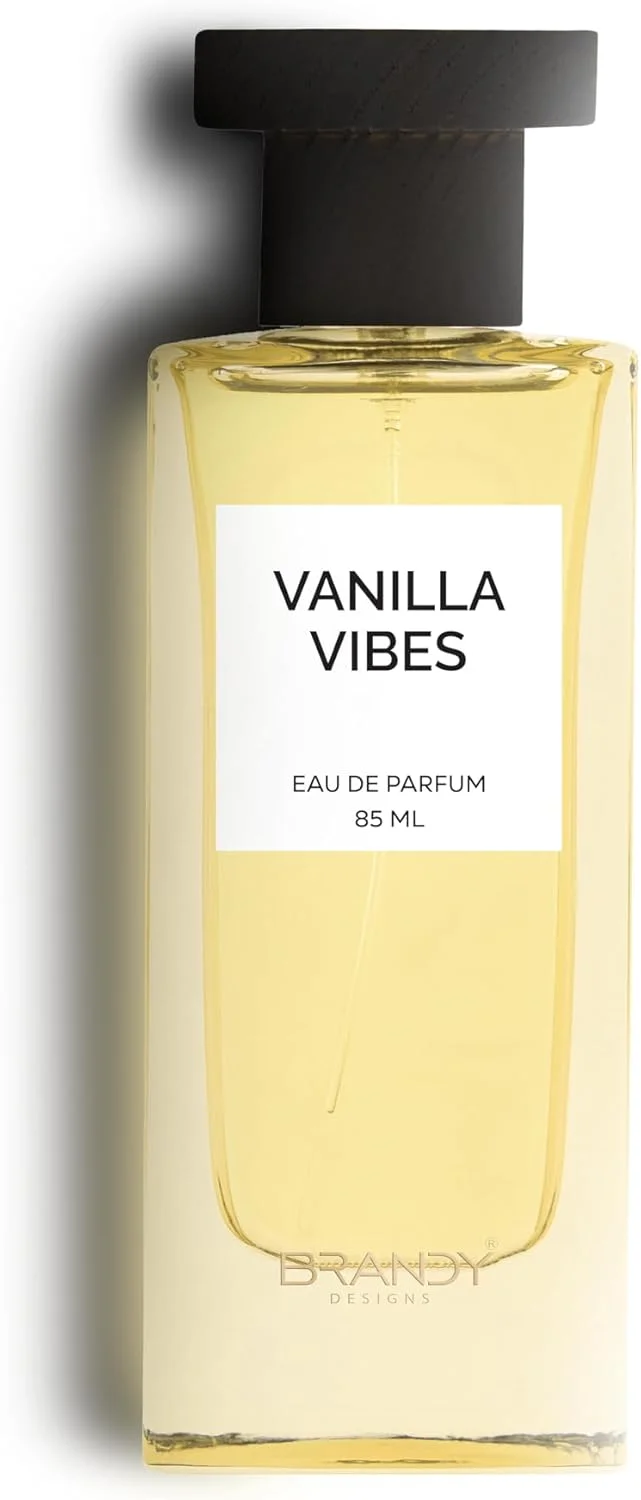 ادو پرفیوم VANILLA VIBES از Brandy Designs - 85 میلی لیتر رایحه ماندگار - مناسب برای مناسبت های خاص