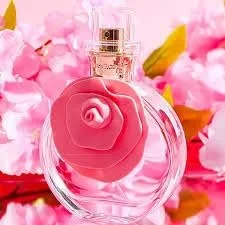 عطر زنانه رز طراوت بخش BrightSouq - رایحه گلی ماندگار، 100 میلی لیتر | رایحه گل رز صورتی ظریف
