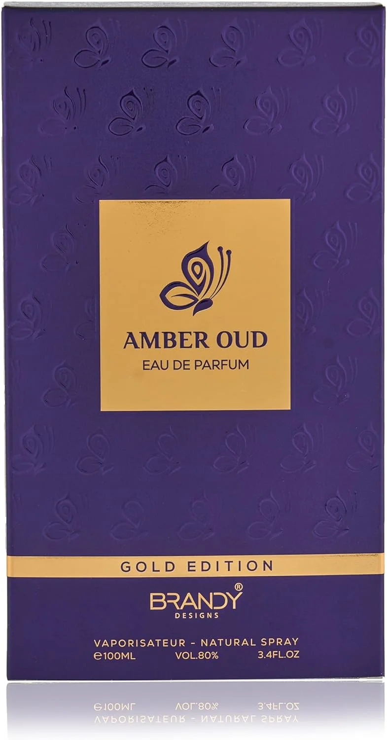 برندی دیزاینز ادو پرفیوم Amber Oud 100 میلی لیتر - عطر لوکس برای مردان و زنان
