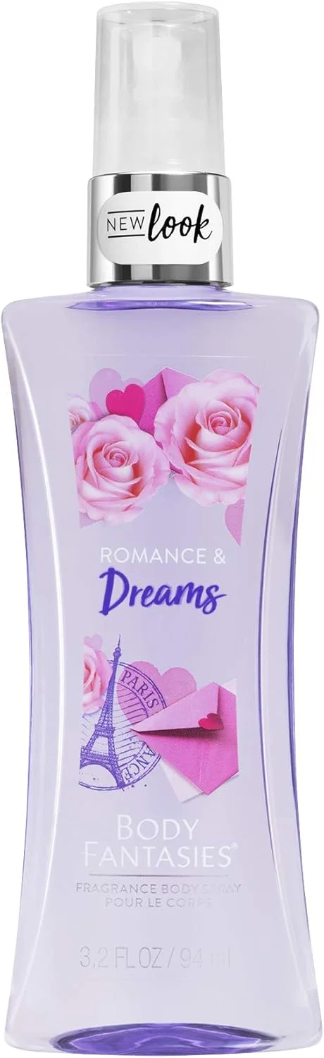 بادی فانتزیز سیگنیچر، بادی میست معطر برای دختران و زنان، مدل Romance & Dreams | اسپری بدن و عطر ماندگار برای زنان | ساخت آمریکا | بسته 1 عدد 236 میلی لیتری و 1 عدد 94 میلی لیتری بادی فانتزیز سیگنیچر، بادی میست معطر برای دختران و زنان، مدل Romance & Dreams | اسپری بدن و عطر ماندگار برای زنان | ساخت آمریکا | بسته 1 عدد 236 میلی لیتری و 1 عدد 94 میلی لیتری