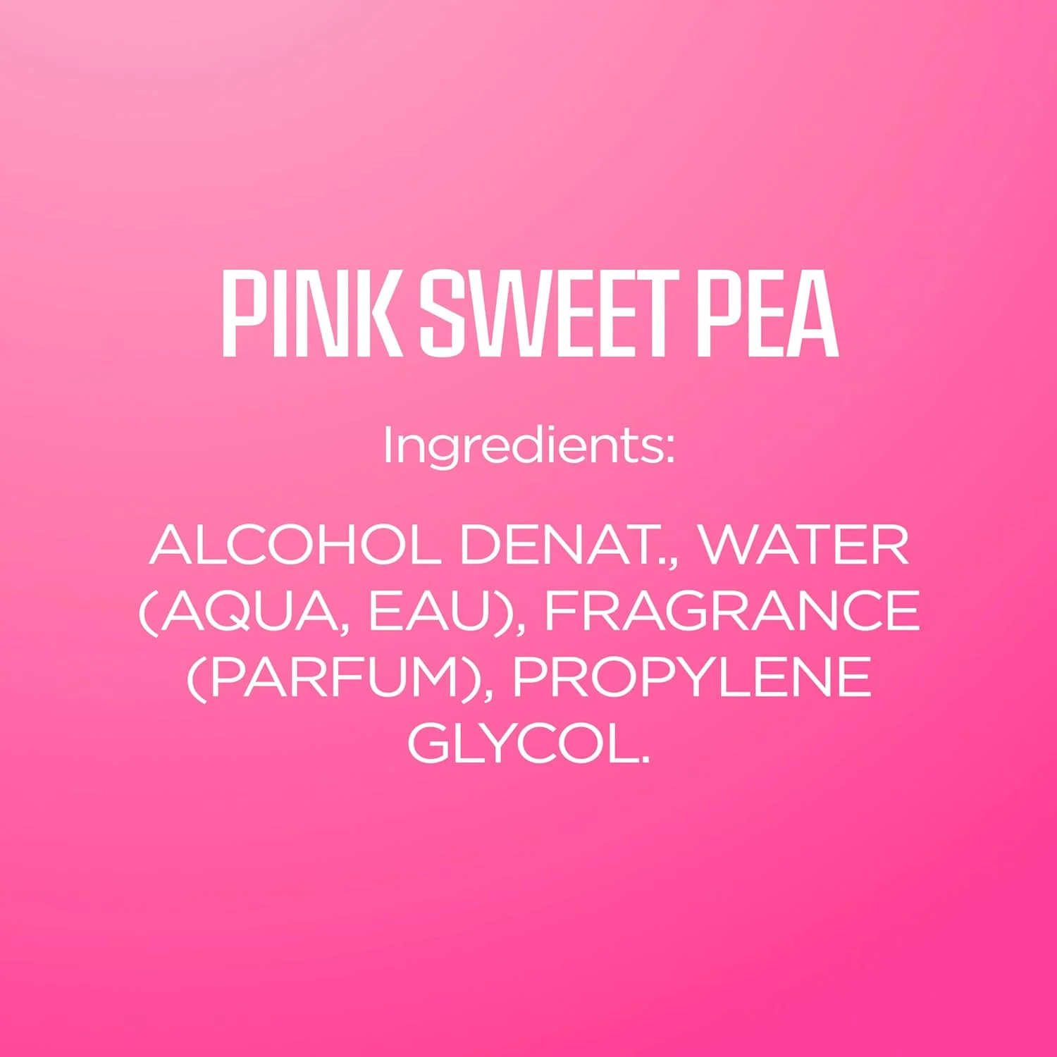 اسپری بدن زنانه بادی فانتزیز مدل Pink Sweet Pea Fantasy با رایحه گل نخود شیرین، 236 میلی لیتر