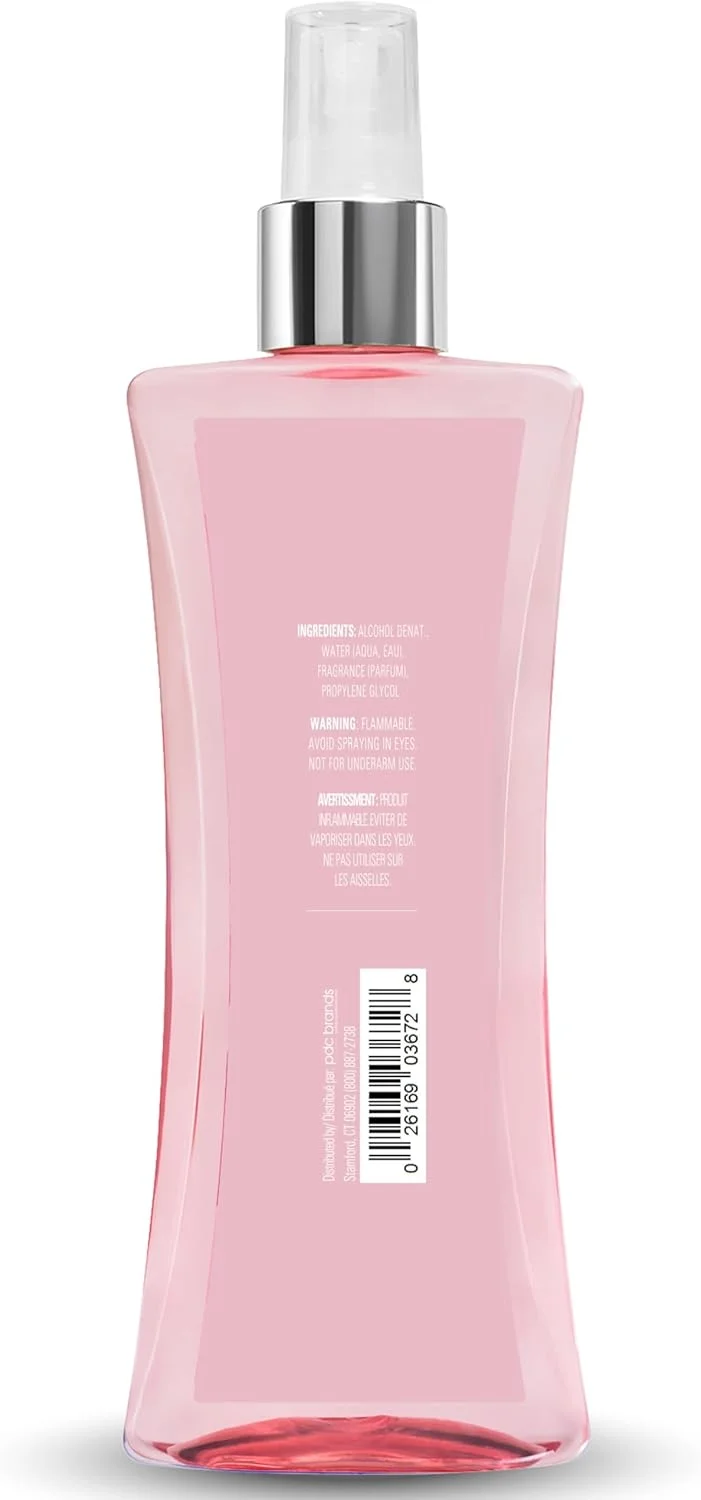 اسپری بدن زنانه بادی فانتزیز مدل Pink Sweet Pea Fantasy با رایحه گل نخود شیرین، 236 میلی لیتر