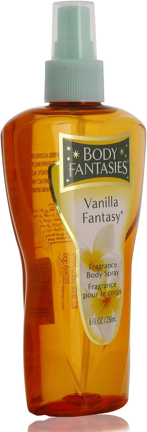 اسپری بدن زنانه بادی فانتاسیز مدل Vanilla Fantasy حجم 236 میلی لیتر