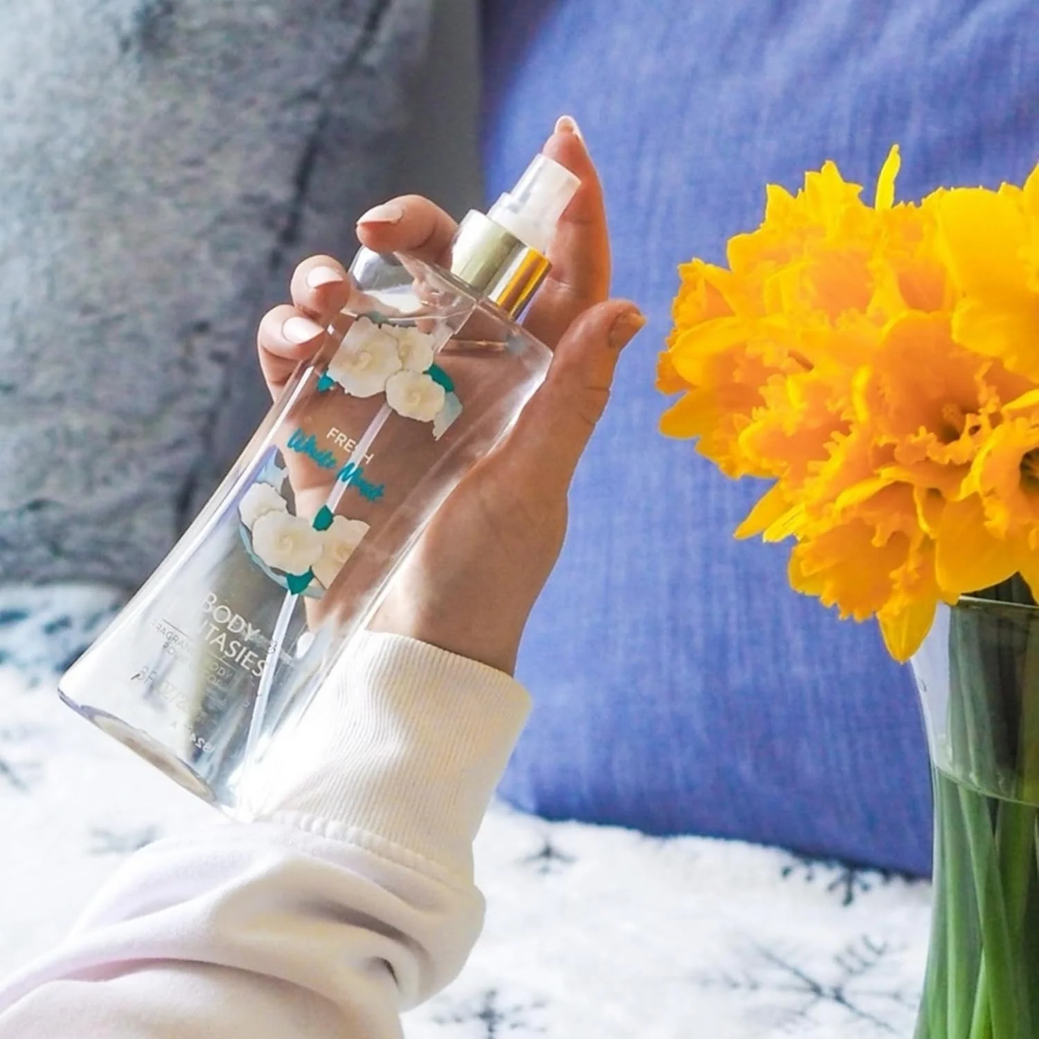 اسپری بدن بادی فانتاسیز، مشک سفید، 94 میلی لیتر اسپری بدن بادی فانتاسیز، مشک سفید، 94 میلی لیتر