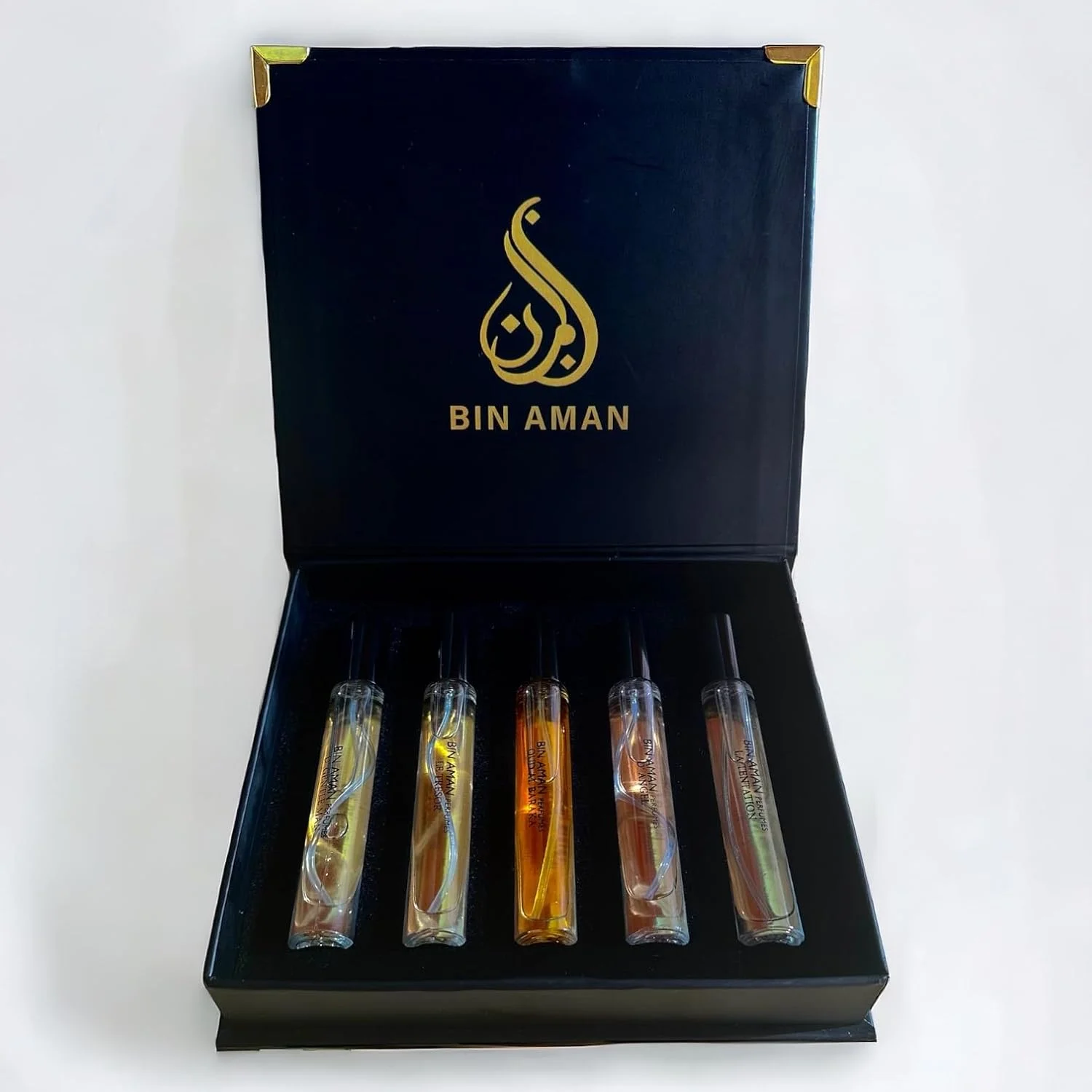 ست عطر بین امان شامل عود و رایحه فرانسوی 5 عدد 10 میلی لیتری - عطر مردانه - عطر زنانه
