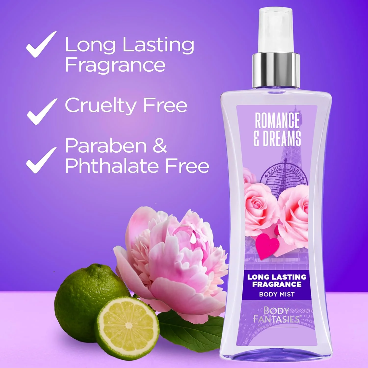 اسپری بدن معطر Body Fantasies Signature، Romance and Dreams، 8 اونس مایع اسپری بدن معطر Body Fantasies Signature، Romance and Dreams، 8 اونس مایع