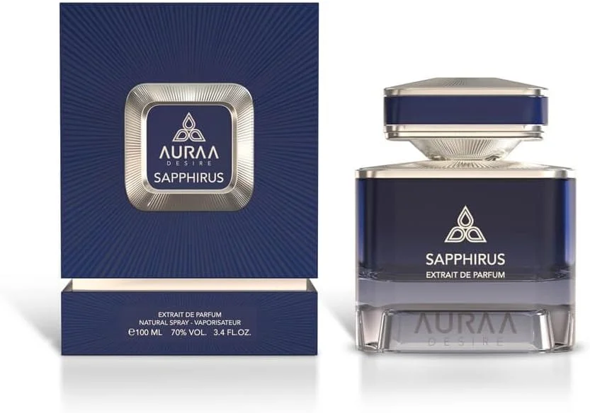 عطر ادکلن زنانه و مردانه Auraa Desire Sapphirus Extrait de Parfum (100 میلی لیتر)