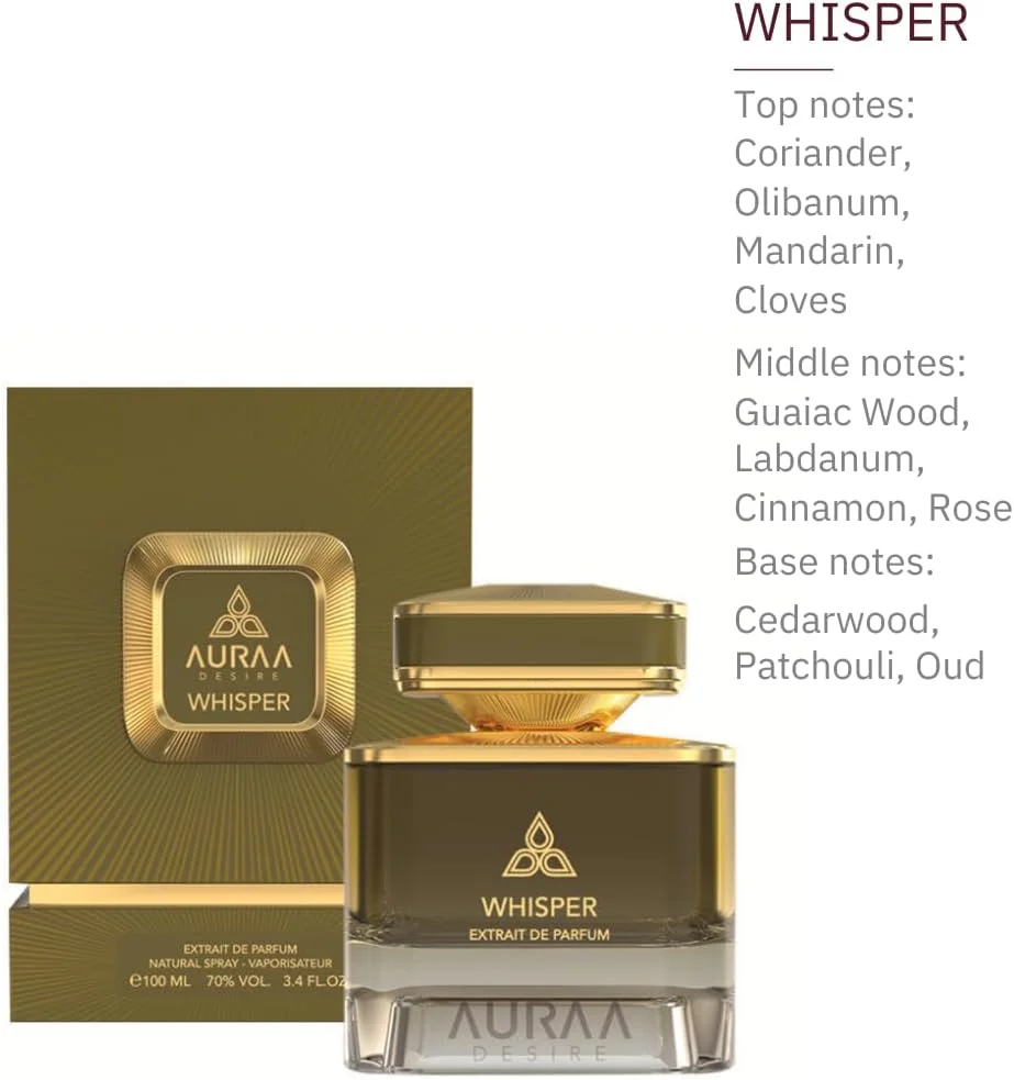 عطر مردانه و زنانه آورا دیزایر ویسپر اکستریت د پرفیوم (100 میلی لیتر)
