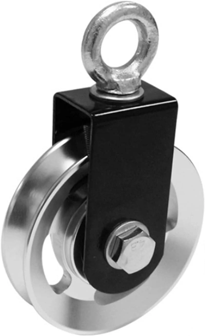 قرقره تکی SEMONE، بلوک قرقره استیل ضد زنگ، طناب بالابر سنگین، چرخ راهنمای کابل، چرخ بی صدای کابل تجهیزات ورزشی (Hortel) قرقره تکی SEMONE، بلوک قرقره استیل ضد زنگ، طناب بالابر سنگین، چرخ راهنمای کابل، چرخ بی صدای کابل تجهیزات ورزشی (Hortel)