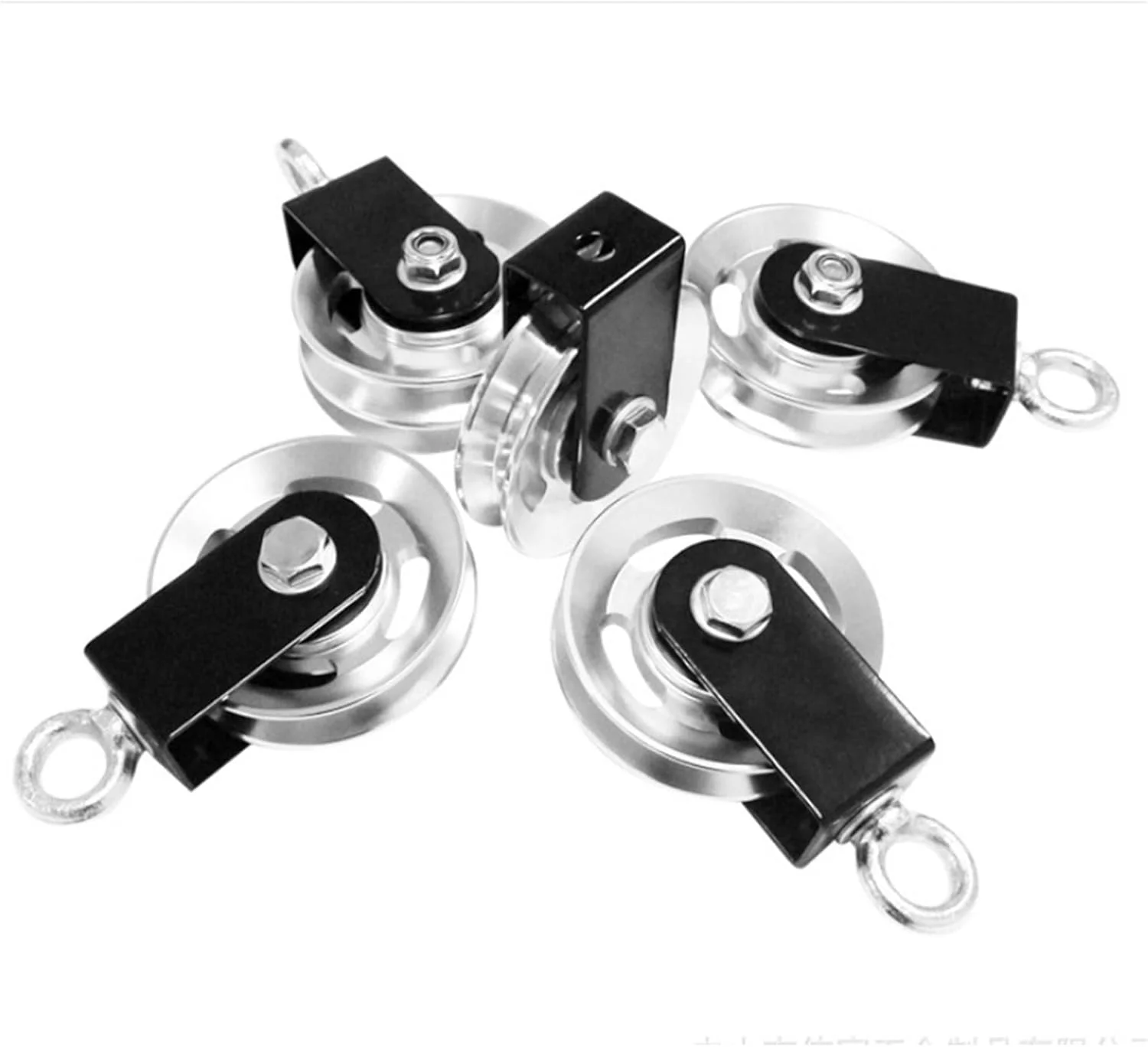 قرقره تکی SEMONE، بلوک قرقره استیل ضد زنگ، طناب بالابر سنگین، چرخ راهنمای کابل، چرخ بی صدای کابل تجهیزات ورزشی (Hortel)