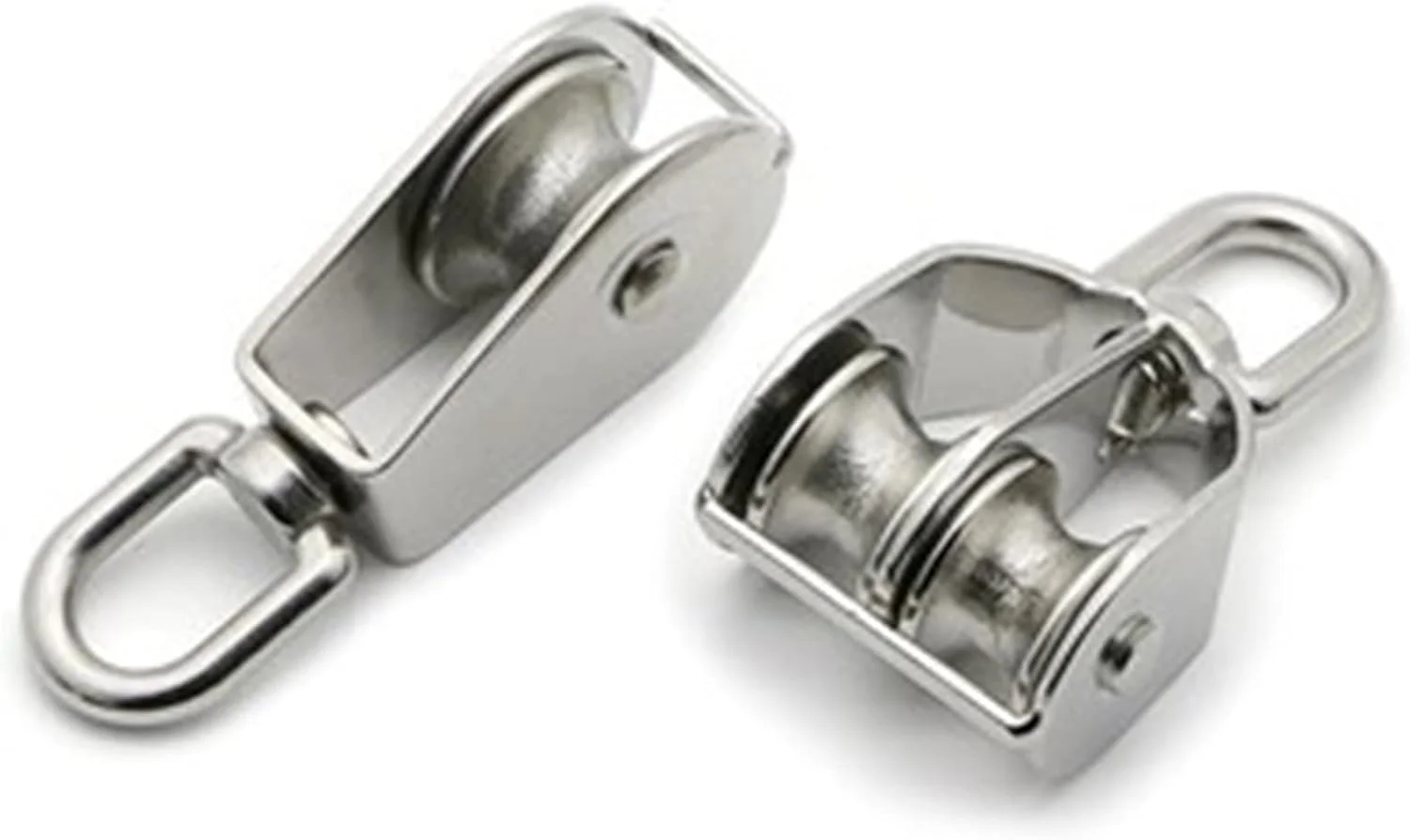 قرقره استیل SEMONE، قرقره تک چرخ گردان، قرقره طناب بالابر، ابزار چرخ بالابر بلبرینگ چرخان 360 درجه