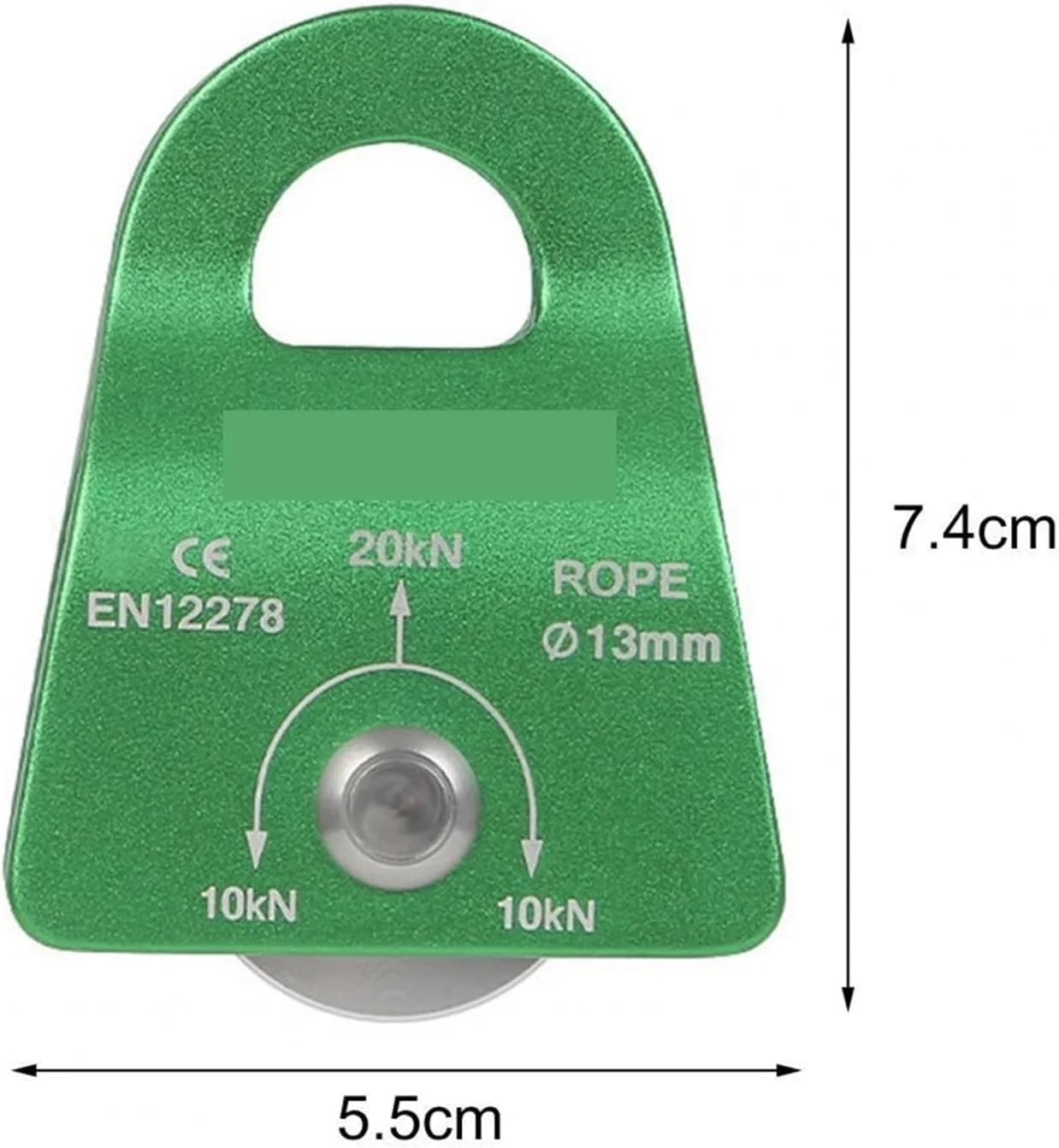 قرقره SEMONE، قرقره چند منظوره ضد خش، سبک وزن، تک ثابت، ابزار تجهیزات بقا برای بالابر طناب نوردی (Hortel)