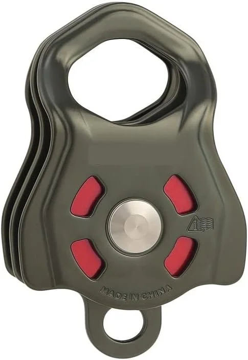 قرقره سیمون، قرقره دوبل تقویت شده برای کشش طناب، صخره نوردی، عبور، نجات اضطراری، قرقره جانبی (Hortel)