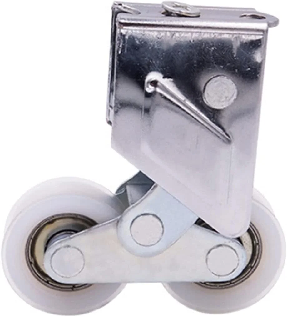 قرقره SEMONE، قرقره استیل ضد زنگ با کیفیت، مناسب برای درب کشویی کابینت شیشه ای، گیره غلتکی، قرقره چرخ فولادی