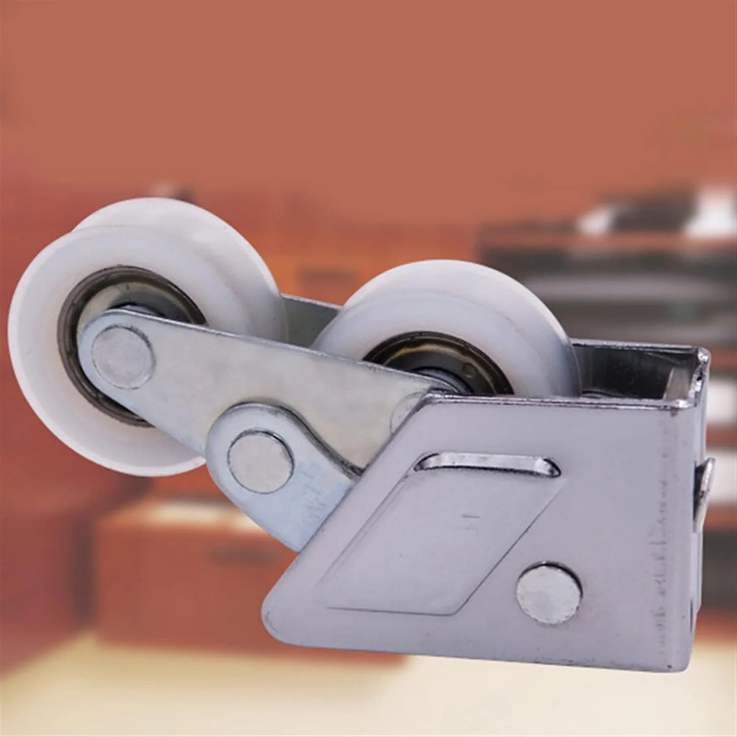 قرقره SEMONE، قرقره استیل ضد زنگ با کیفیت، مناسب برای درب کشویی کابینت شیشه ای، گیره غلتکی، قرقره چرخ فولادی