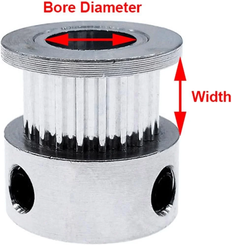 پولی SEMONE، قطعات آلومینیومی پرینتر، چرخ دنده همزمان با دندانه، عرض سوراخ (6 میلی متر، 6 میلی متر) پولی SEMONE، قطعات آلومینیومی پرینتر، چرخ دنده همزمان با دندانه، عرض سوراخ (6 میلی متر، 6 میلی متر)