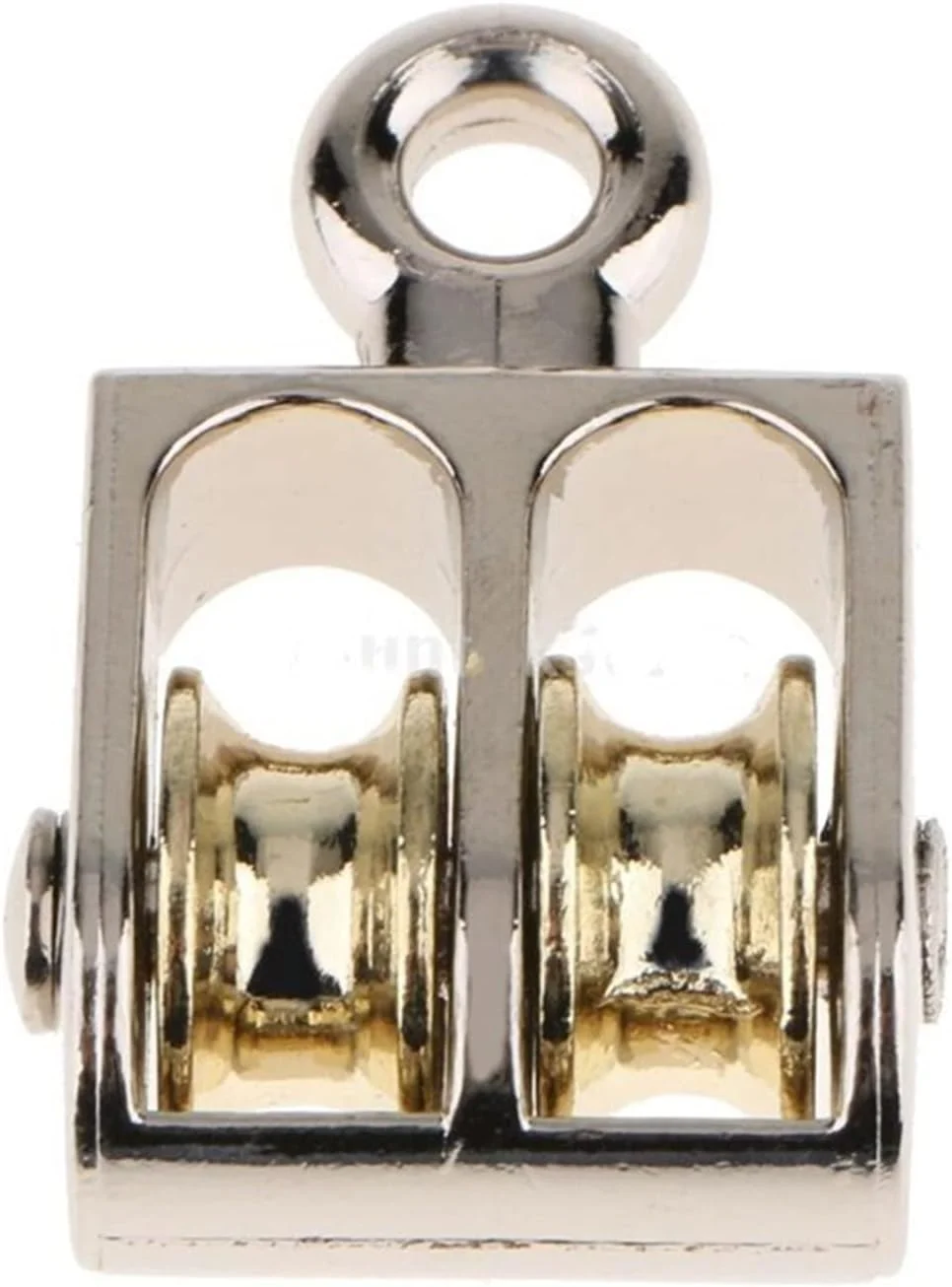 قرقره فلزی SEMONE، قرقره ثابت آلیاژی، بلوک تاجی و طناب، چرخ بالابر، قرقره تکی/دوتایی کوچک (بلوک تاجی دوتایی، 75 میلی متر)