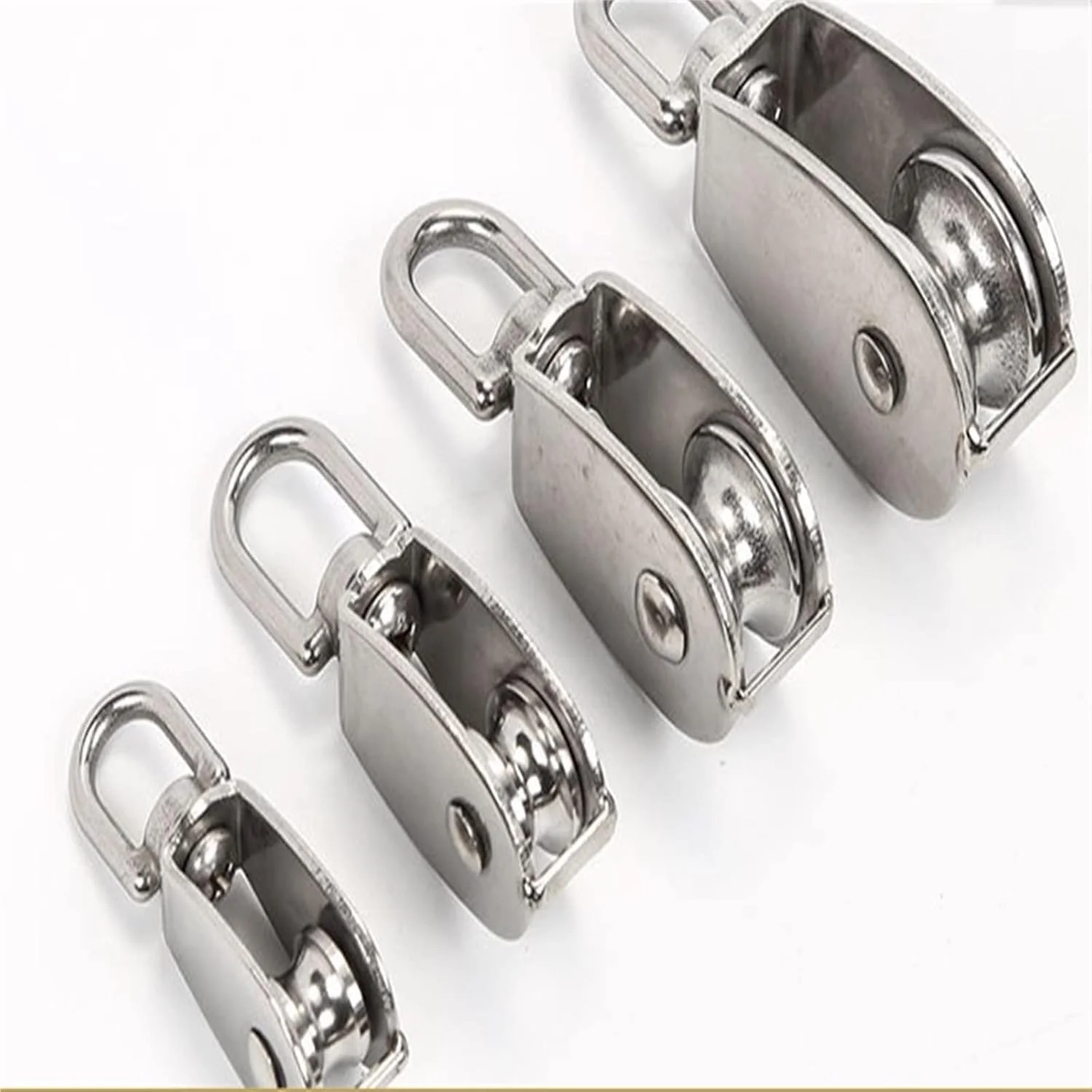 قرقره استیل SEMONE، قرقره تک چرخشی M15/M20 M25 M32 M50، مجموعه قرقره طناب بالابر، ابزار چرخ بالابر، قرقره میل لنگ (M15) قرقره استیل SEMONE، قرقره تک چرخشی M15/M20 M25 M32 M50، مجموعه قرقره طناب بالابر، ابزار چرخ بالابر، قرقره میل لنگ (M15)