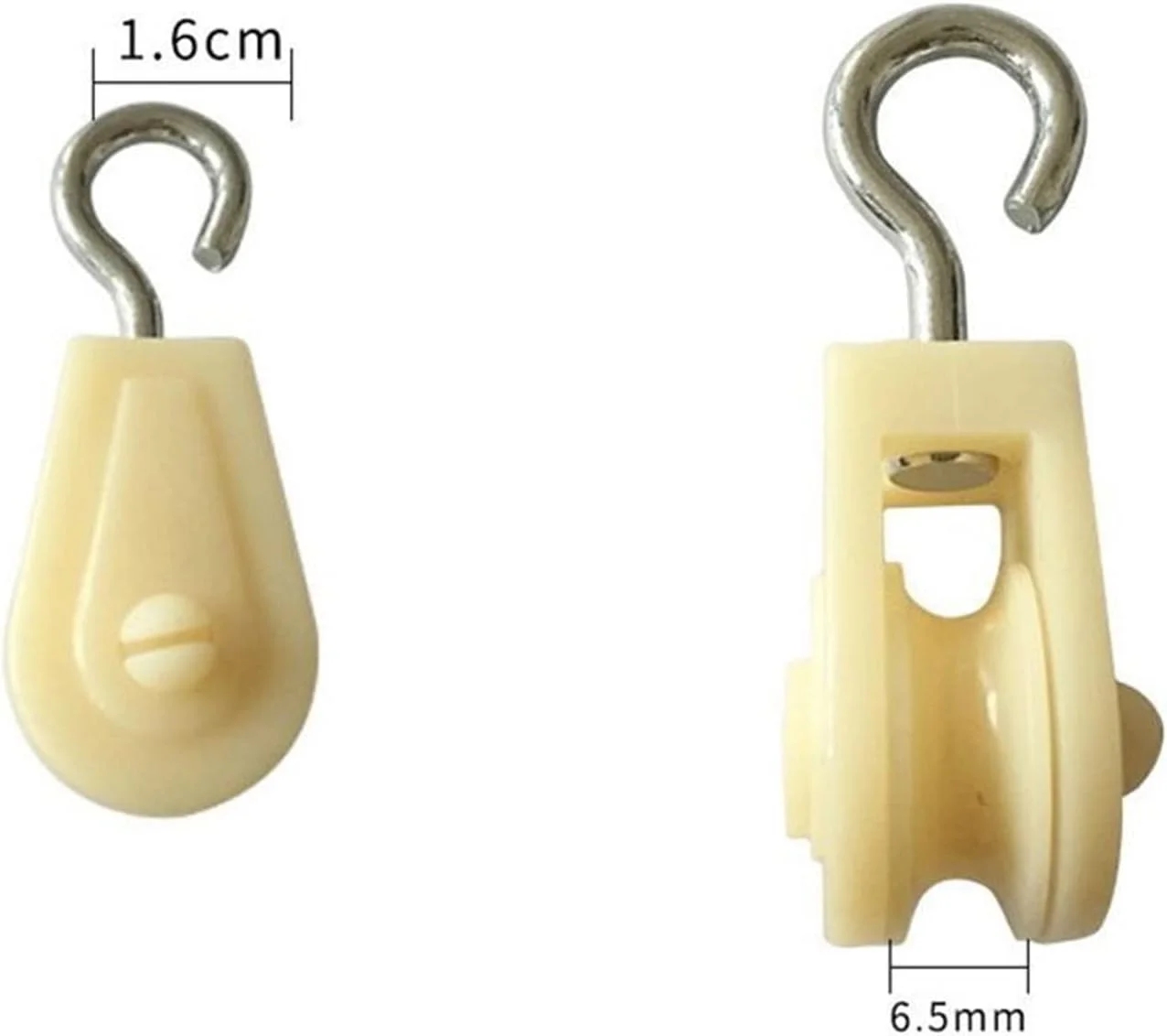 قرقره سیم بکسل SEMONE، 20 عددی، بلوک قرقره جرثقیل سیم بکسل، قلاب جرثقیل بالابر، بلوک قرقره تکی، چرخ یدک کش سیم آویز کوچک، Poleas