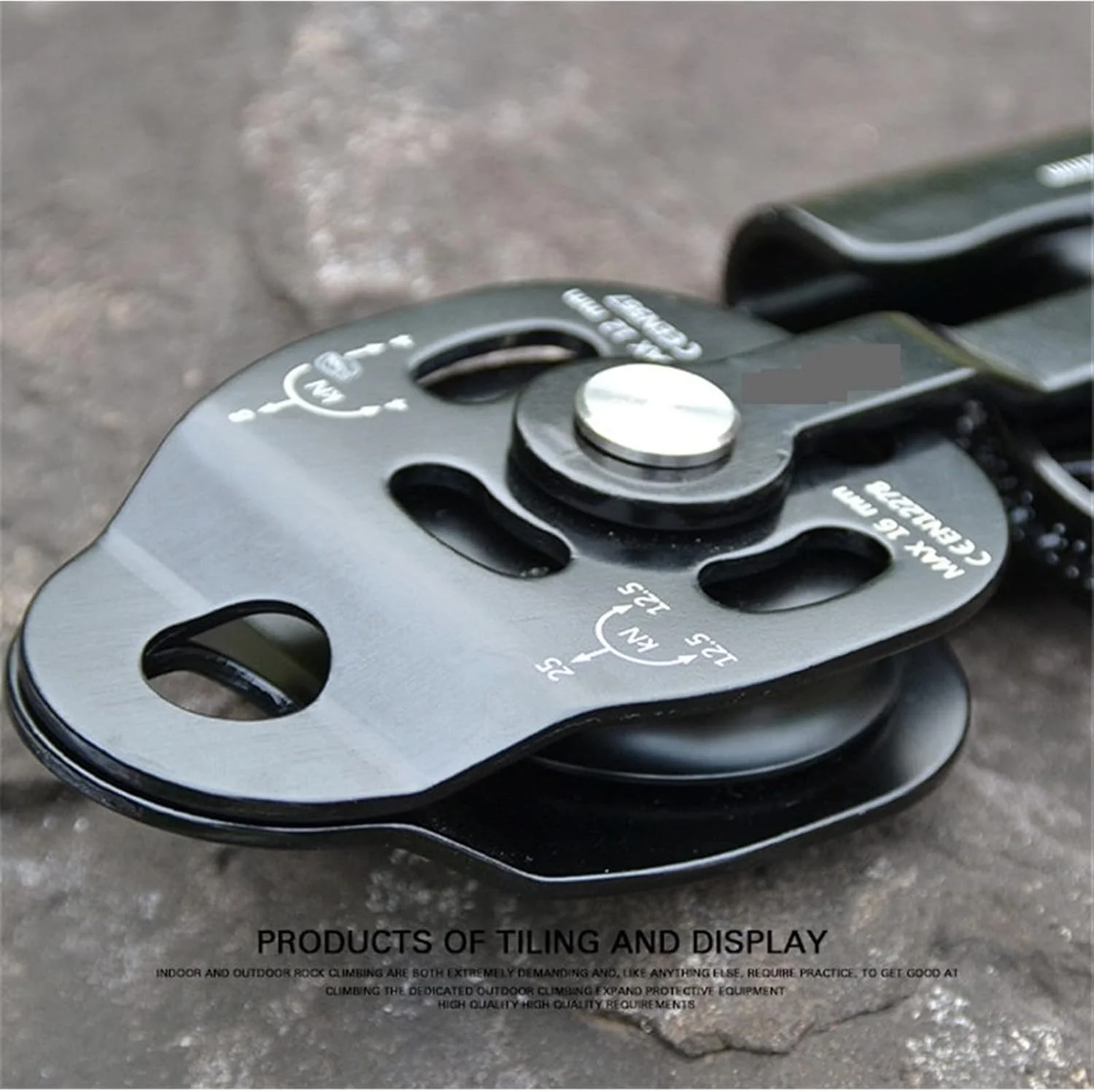 قرقره یک طرفه SEMONE، ابزار بالابر اجسام سنگین، دستگاه فوق سبک، صعود کننده، بالابر کششی، تجهیزات بالابر (رنگ مشکی) قرقره یک طرفه SEMONE، ابزار بالابر اجسام سنگین، دستگاه فوق سبک، صعود کننده، بالابر کششی، تجهیزات بالابر (رنگ مشکی)