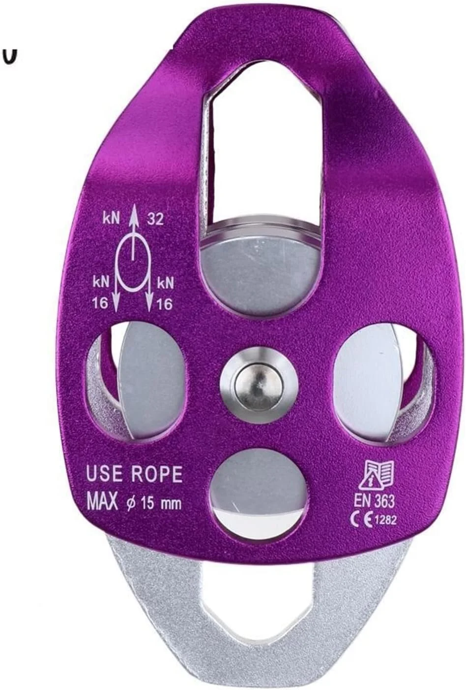 قرقره دوبل SEMONE برای سیستم نجات، حمل و نقل، صخره نوردی، غارنوردی، لوازم جانبی درخت نوردی (Hortel)