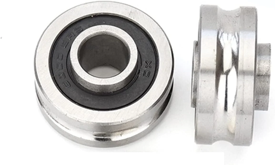 قرقره SEMONE تمام فولادی شیاردار، چرخ شیاردار، دستگاه گلدوزی/استریپر، غلتک قرقره بلبرینگ، ضد زنگ