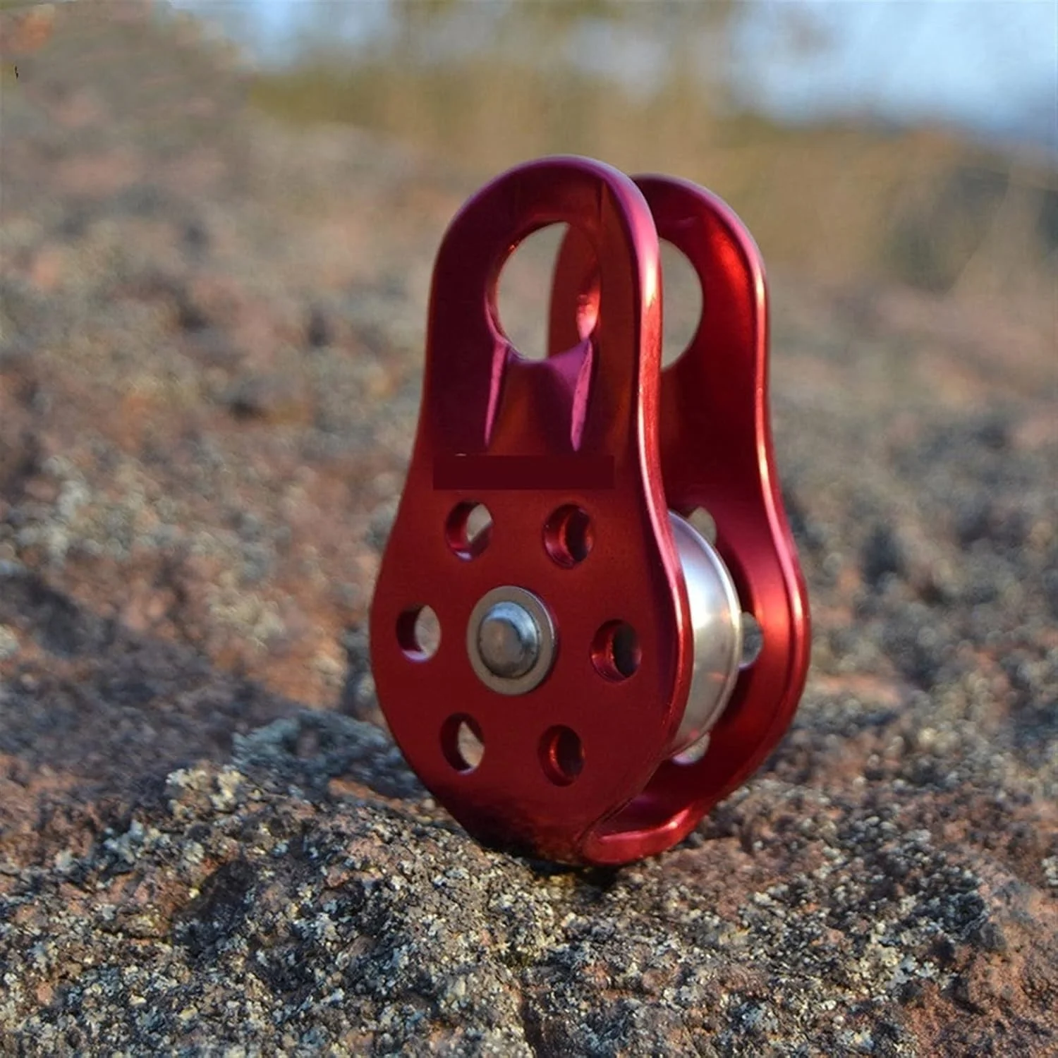 قرقره سنگ نوردی SEMONE، قرقره تک تسمه با صفحه جانبی ثابت، ابزار بقا در فضای باز، تجهیزات حمل و نقل ارتفاع بالا (2 عدد)