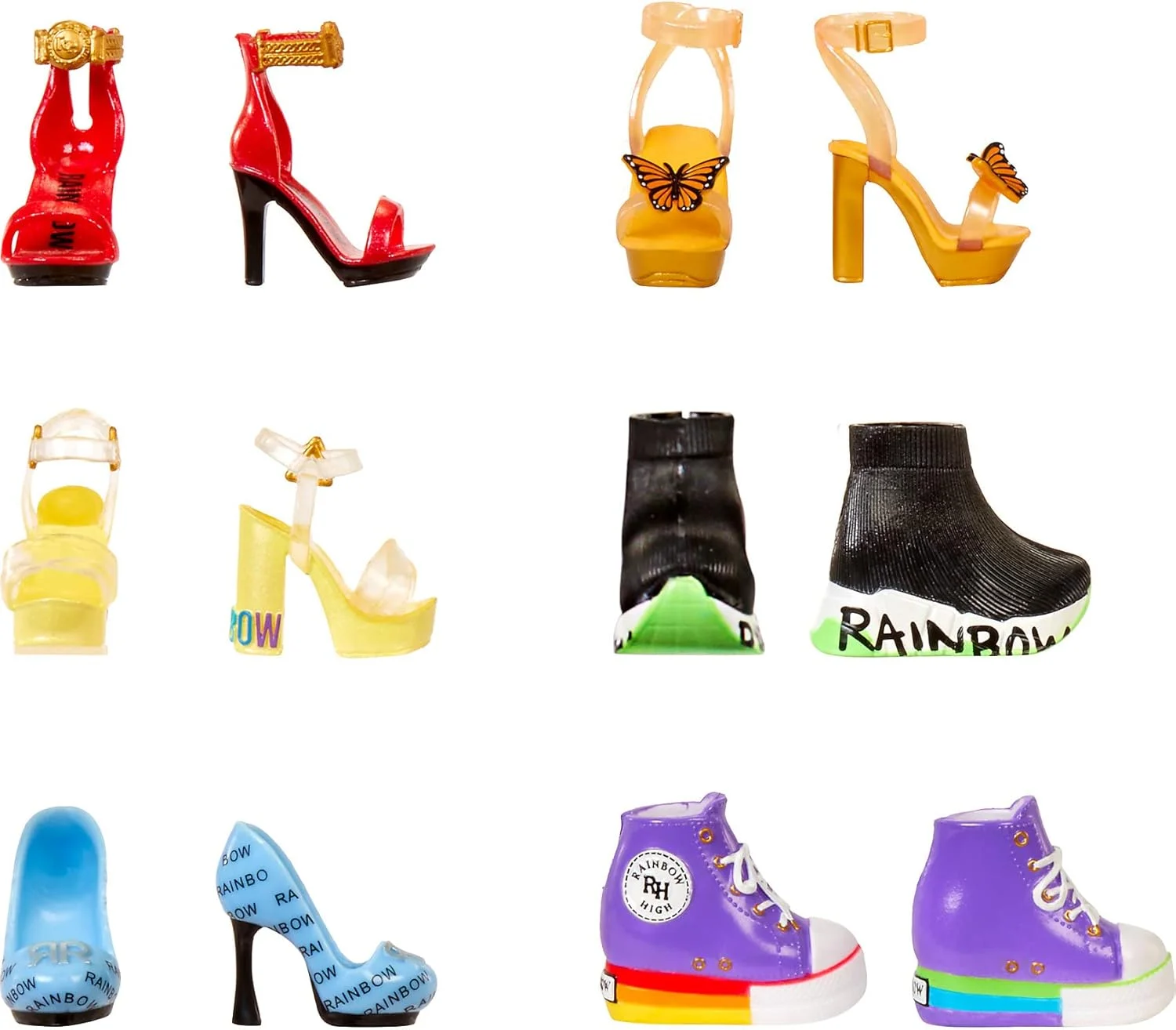 کمد لباس فشن لوکس Rainbow High برای بیش از 400 استایل! مجموعه بازی اکریلیک شفاف قابل حمل شامل 31+ لباس و اکسسوری عروسکی طراح، هدیه برای کودکان و کلکسیونرها، اسباب بازی برای کودکان 6، 7، 8+ تا 12 سال