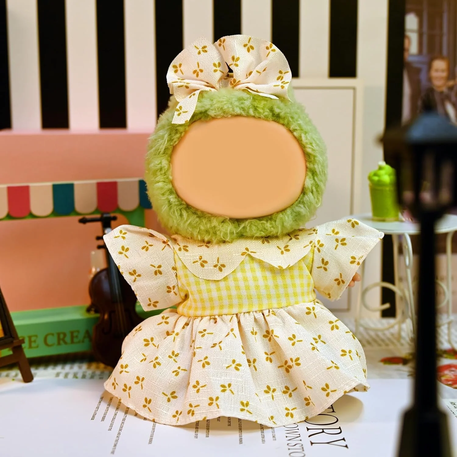 لباس عروسک، ست لباس و لوازم جانبی لباس عروسک، لباس برای عروسک پولیشی 17 سانتی متری، طراحی شده برای لباس های لابوبو، لباس و بسته استایل شیک و لوکس عروسک (بدون عروسک) لباس عروسک، ست لباس و لوازم جانبی لباس عروسک، لباس برای عروسک پولیشی 17 سانتی متری، طراحی شده برای لباس های لابوبو، لباس و بسته استایل شیک و لوکس عروسک (بدون عروسک)