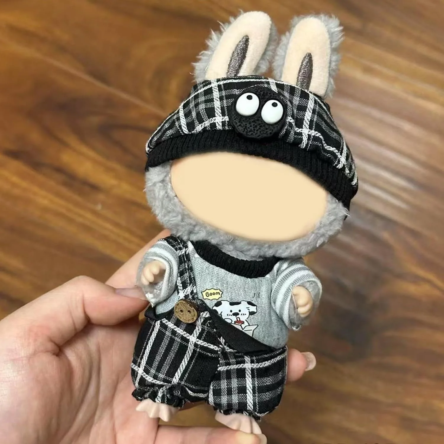 ست لباس 3 تکه KASTWAVE برای عروسک لابوبو، شامل سرهمی، تی شرت و کلاه بامزه، لوازم جانبی لباس پوشیدن شایان ستایش برای عروسک های 17 سانتی متری (عروسک شامل نمی شود) ست لباس 3 تکه KASTWAVE برای عروسک لابوبو، شامل سرهمی، تی شرت و کلاه بامزه، لوازم جانبی لباس پوشیدن شایان ستایش برای عروسک های 17 سانتی متری (عروسک شامل نمی شود)