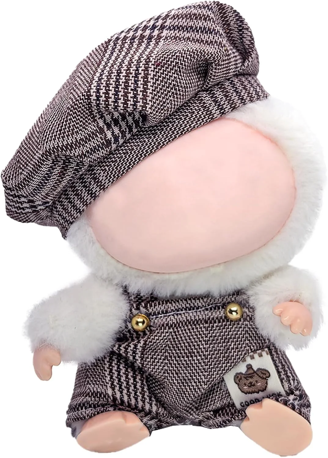 لباس عروسک لابوبو KASTWAVE، ست لباس خرس با کلاه، 17 سانتی متر، لوازم جانبی شیک و دوست داشتنی (عروسک شامل نمی شود) لباس عروسک لابوبو KASTWAVE، ست لباس خرس با کلاه، 17 سانتی متر، لوازم جانبی شیک و دوست داشتنی (عروسک شامل نمی شود)