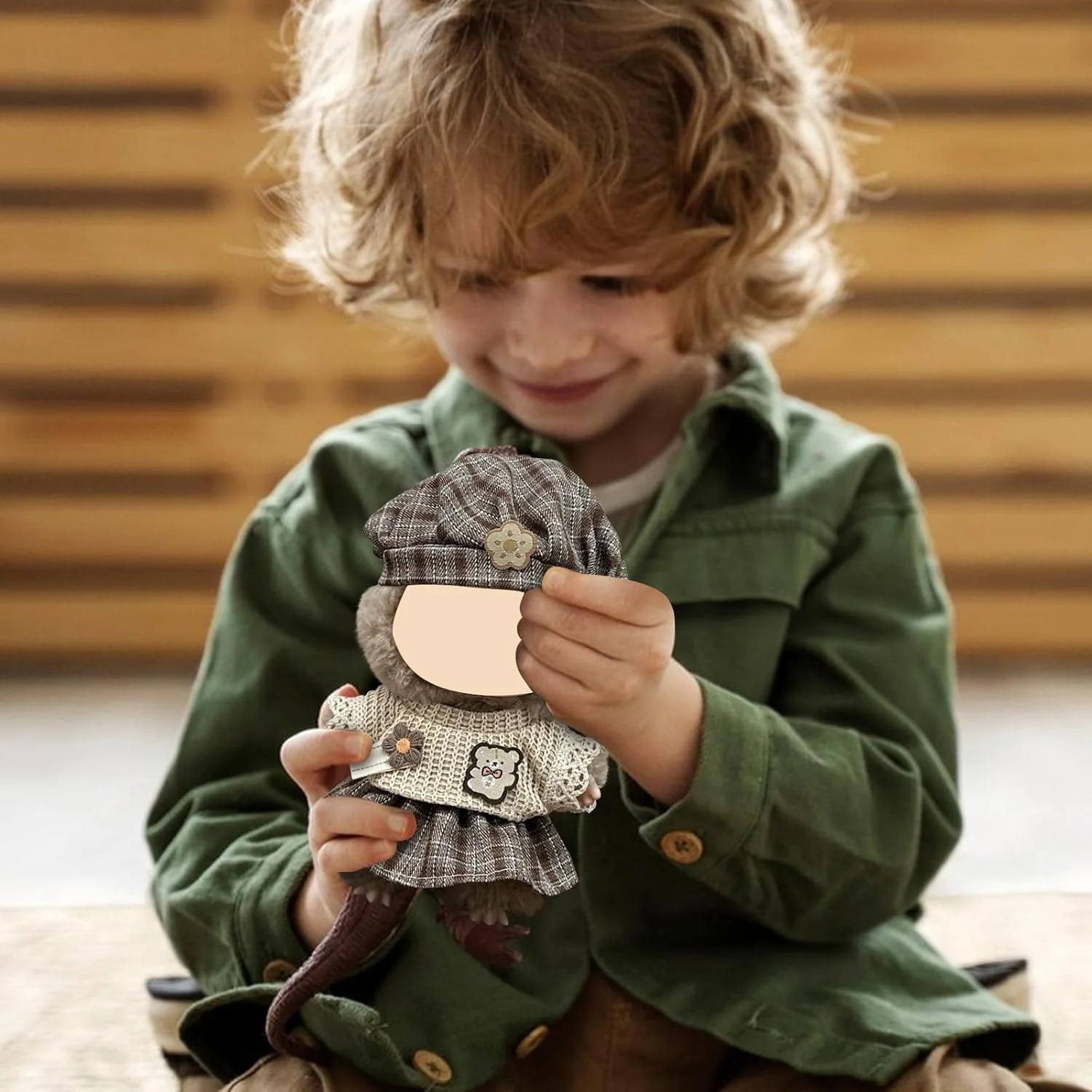 ست لباس بافتنی دست ساز KASTWAVE برای عروسک های لابوبو 15-17 سانتی متری، ژاکت، دامن و کلاه ناز، لوازم جانبی لباس پوشیدن شایان ستایش (عروسک شامل نمی شود) ست لباس بافتنی دست ساز KASTWAVE برای عروسک های لابوبو 15-17 سانتی متری، ژاکت، دامن و کلاه ناز، لوازم جانبی لباس پوشیدن شایان ستایش (عروسک شامل نمی شود)