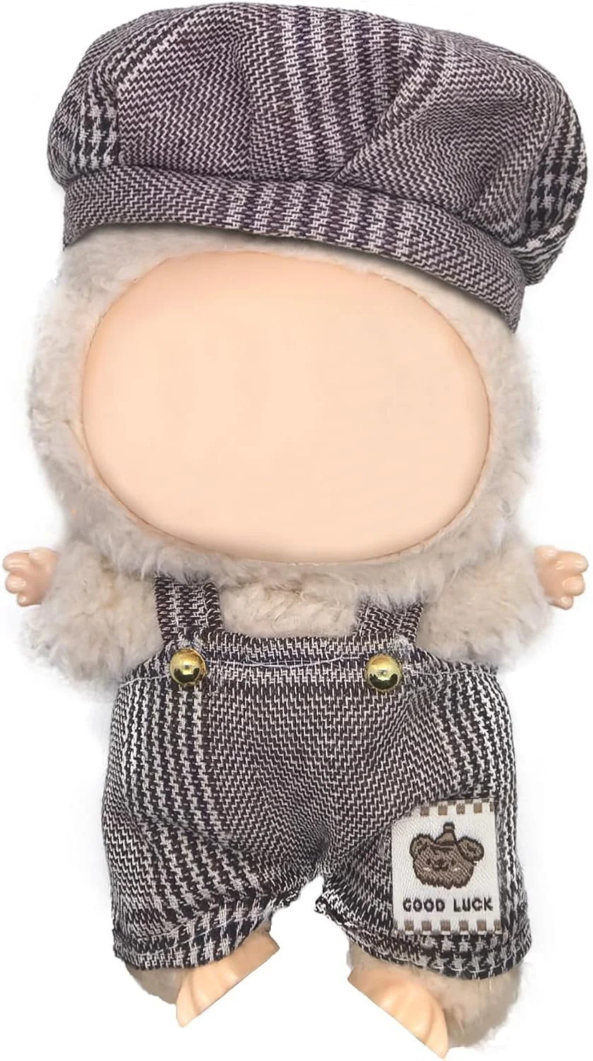 لباس عروسک لابوبو KASTWAVE، ست لباس خرس با کلاه، 17 سانتی متر، لوازم جانبی شیک و دوست داشتنی (عروسک شامل نمی شود) لباس عروسک لابوبو KASTWAVE، ست لباس خرس با کلاه، 17 سانتی متر، لوازم جانبی شیک و دوست داشتنی (عروسک شامل نمی شود)