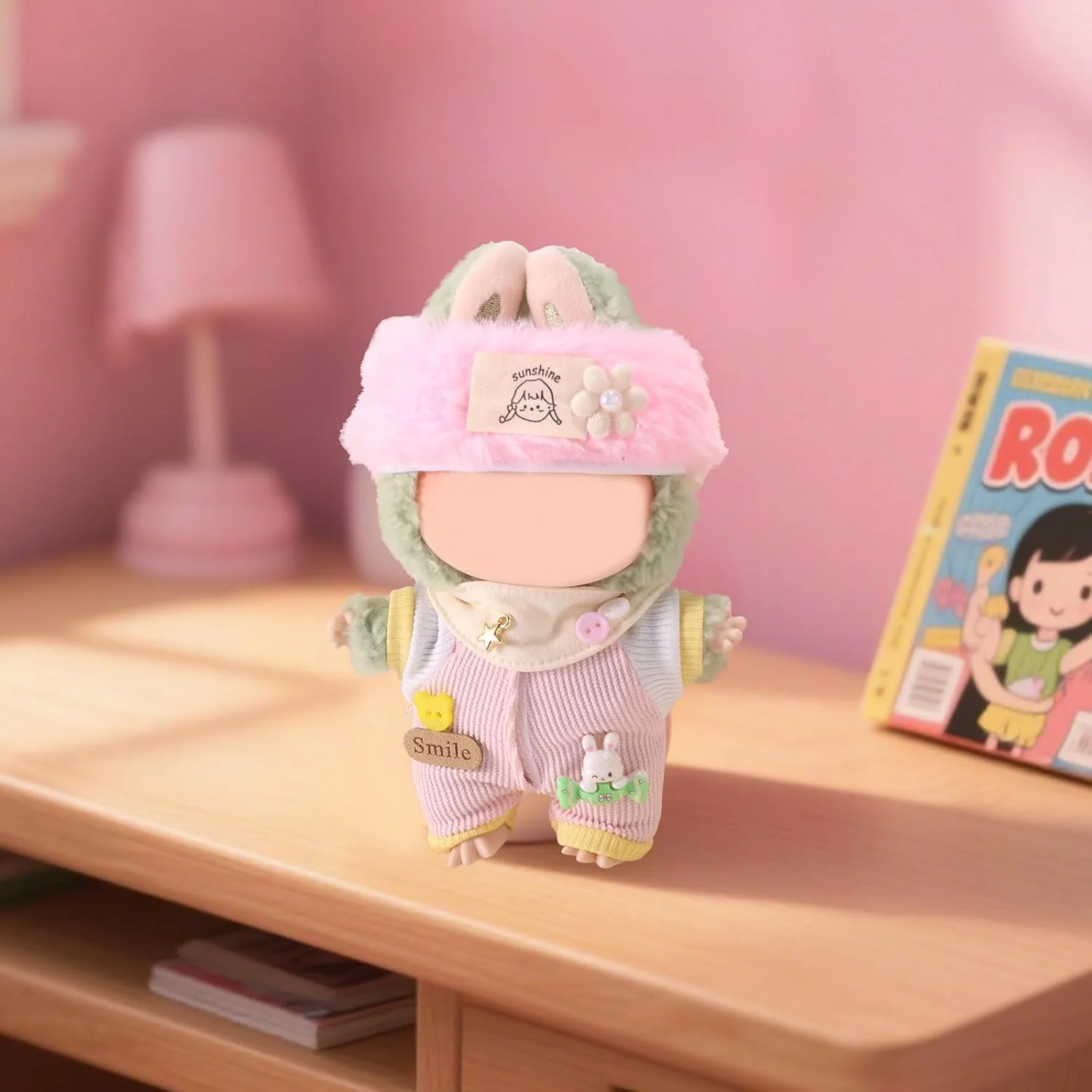 ست لباس 3 تکه KASTWAVE برای عروسک لابوبو، شامل جامپسوت، هدبند و شال گردن، لباس سبک شکر زیبا برای عروسک های 17 سانتی متری، لوازم جانبی لباس پوشیدن شایان ستایش ست لباس 3 تکه KASTWAVE برای عروسک لابوبو، شامل جامپسوت، هدبند و شال گردن، لباس سبک شکر زیبا برای عروسک های 17 سانتی متری، لوازم جانبی لباس پوشیدن شایان ستایش